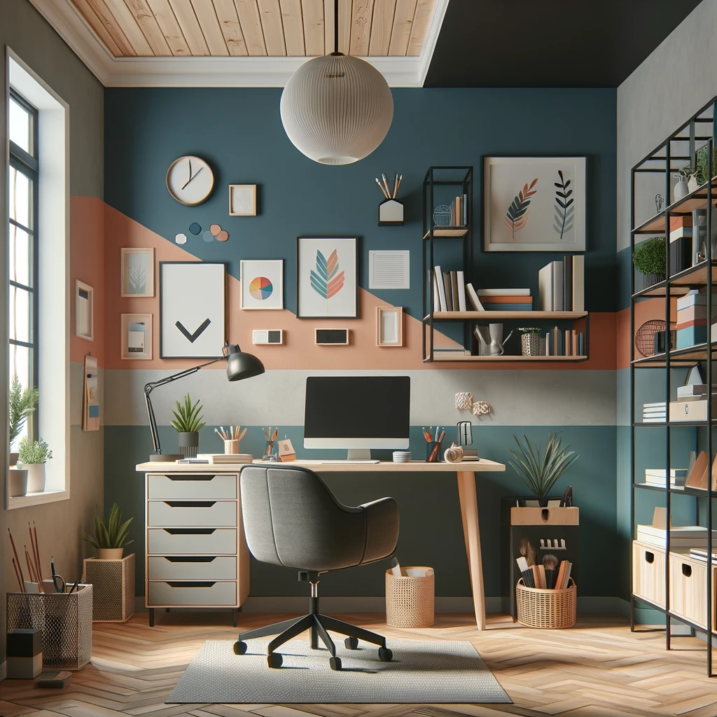 Paint Your Way to Productivity: Home Office Paint Trends and How to Choose